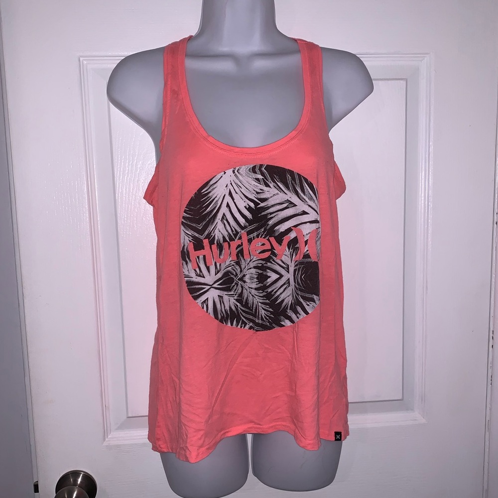 Pink Hurley Tank Top